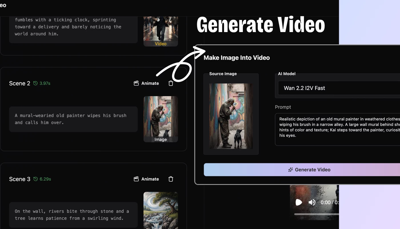 Generate video from image