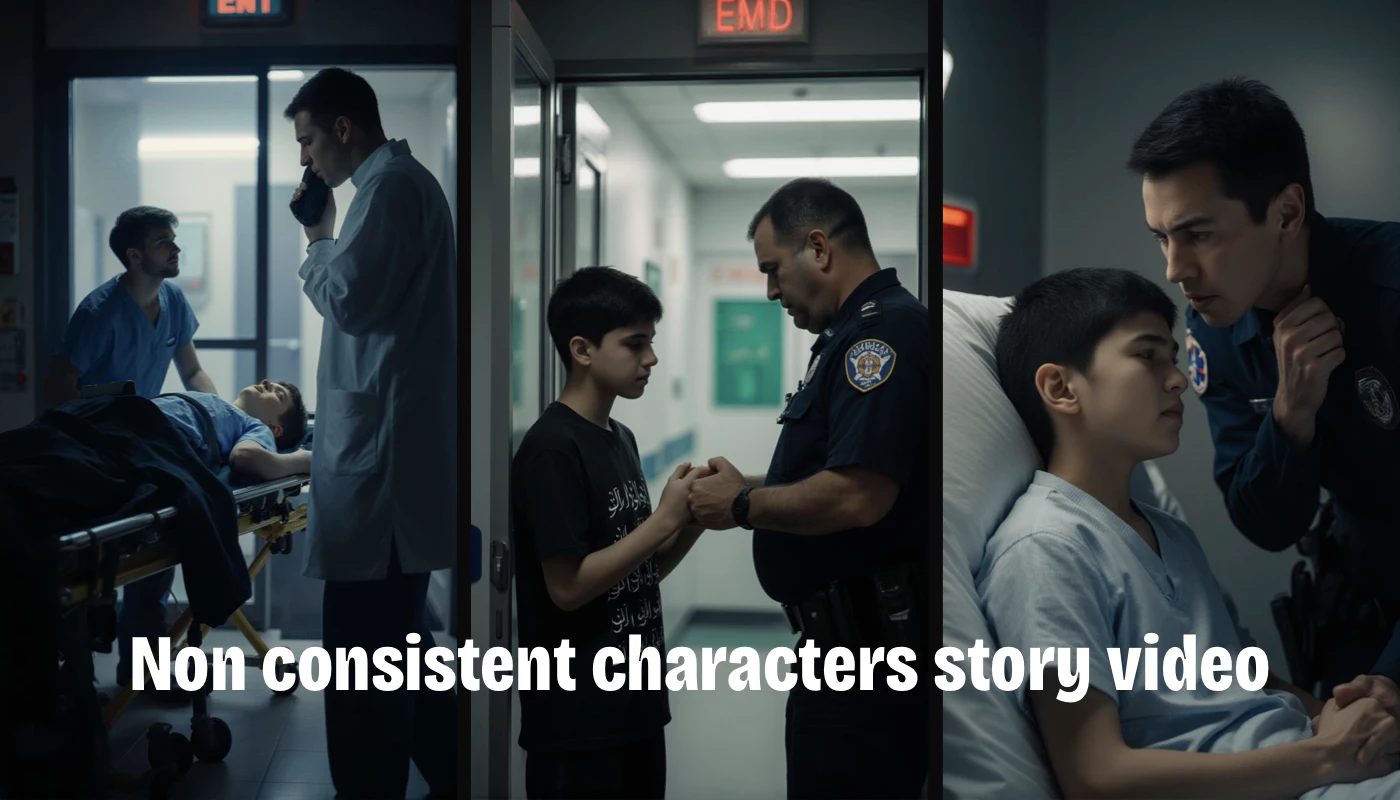 Story video without consistent characters