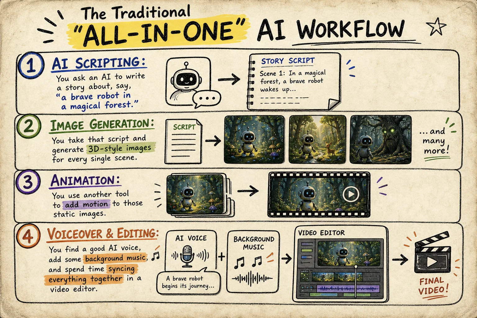 The Traditional AI Workflow