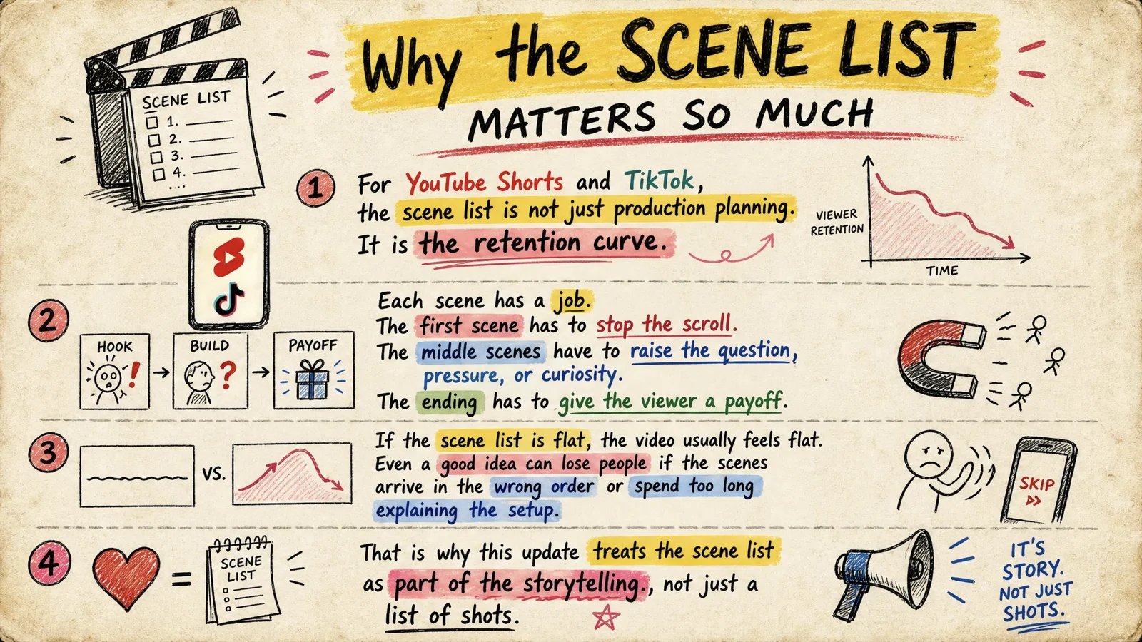 Why the scene list matters so much