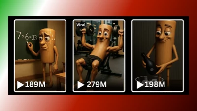 Absurdist and chaotic content