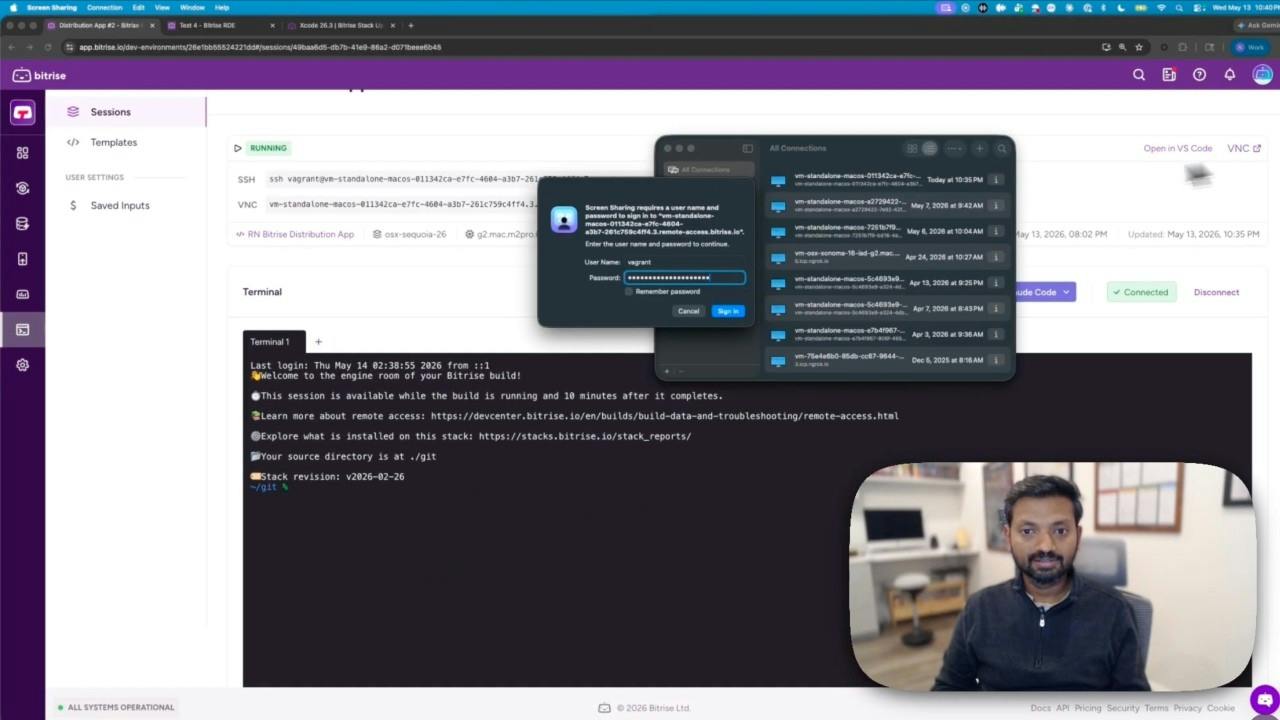 Bitrise Remote Dev Environments 产品截图