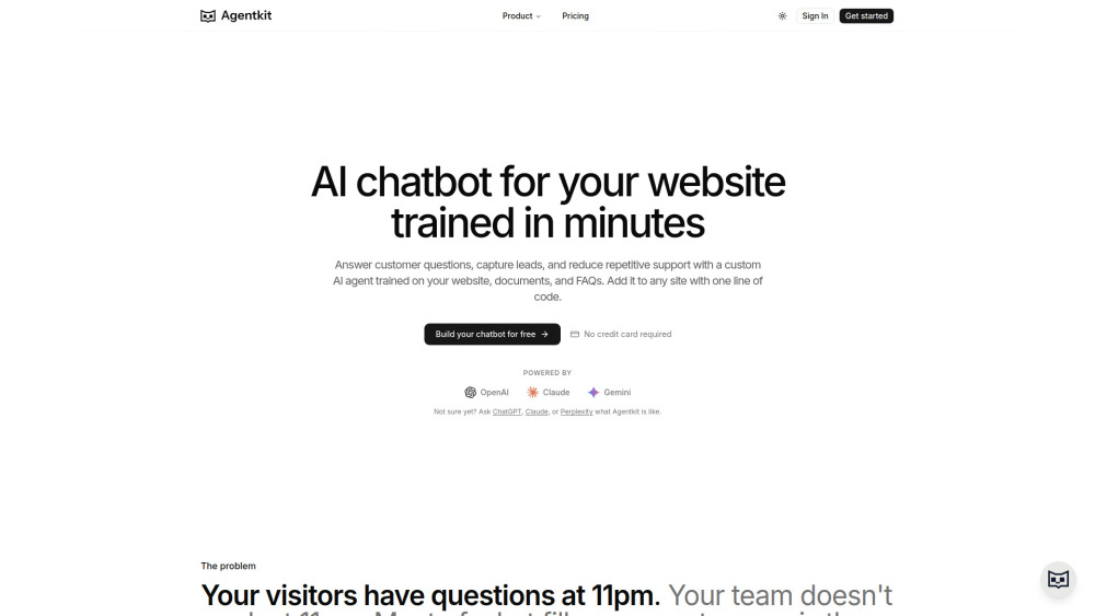 Agentkit screenshot