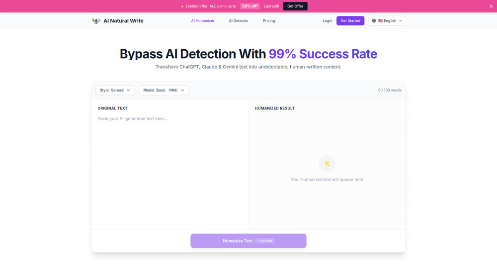 AI Natural Write screenshot