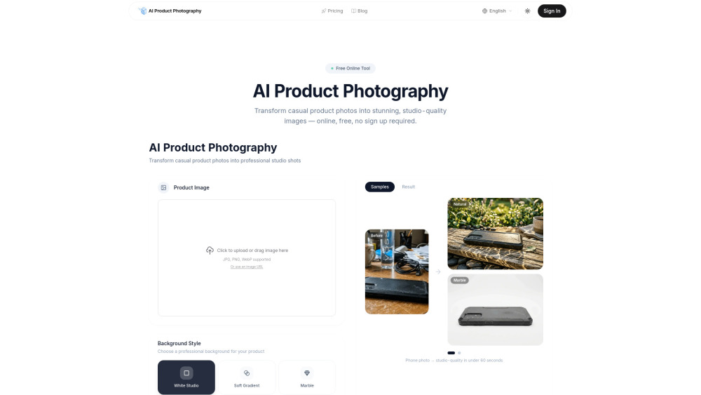 AI Product Photography screenshot