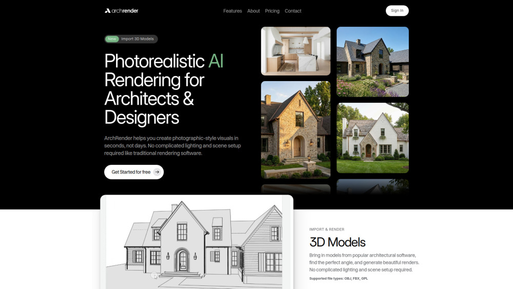 ArchRender screenshot