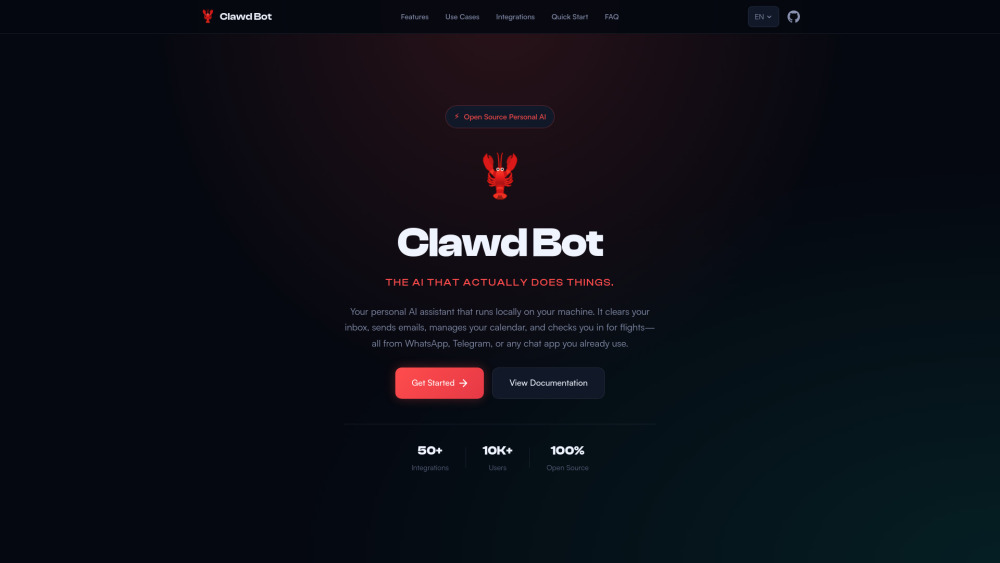 Clawd Bot screenshot