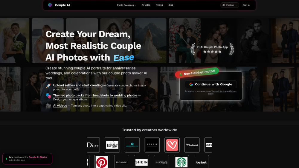 Couple AI screenshot
