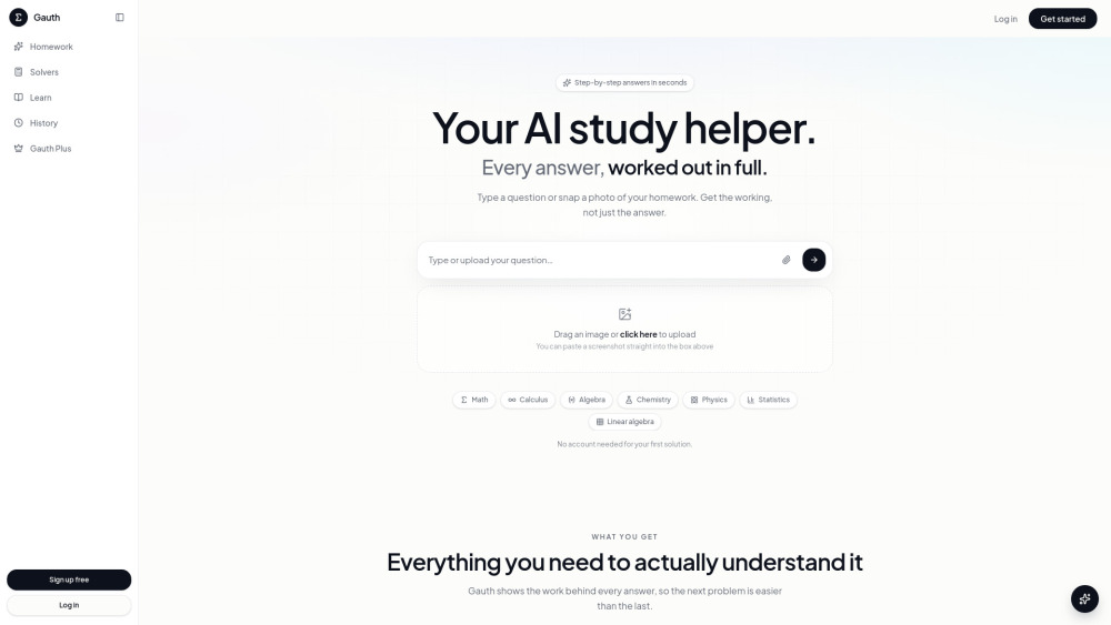 Gauth AI screenshot