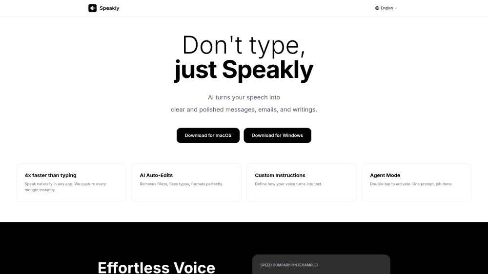 Genspark Speakly screenshot