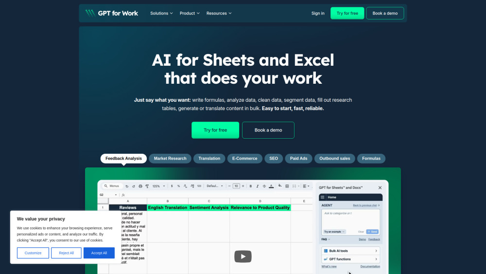 GPT For Work screenshot