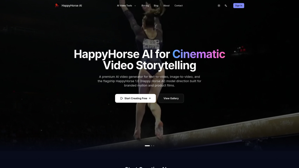HappyHorse AI screenshot