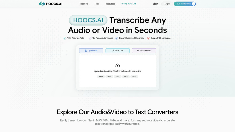 Hoocs AI screenshot
