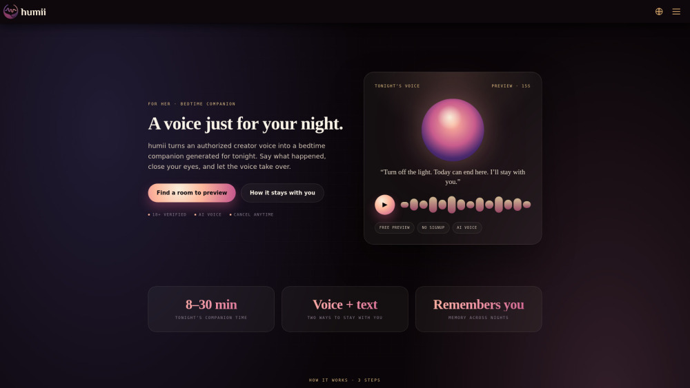 Humii screenshot
