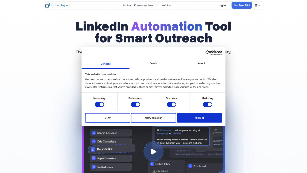 Linked Helper – The Safest and Most Powerful LinkedIn Automation Tool screenshot