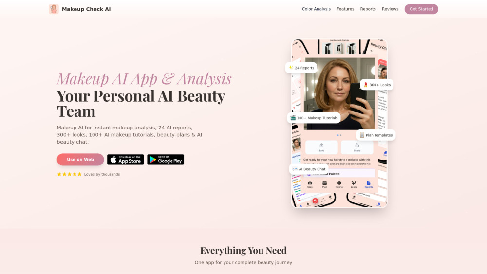 Makeup Check AI screenshot