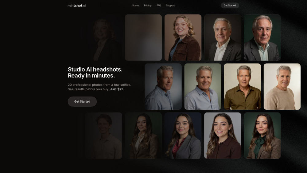 Mintshot.ai screenshot