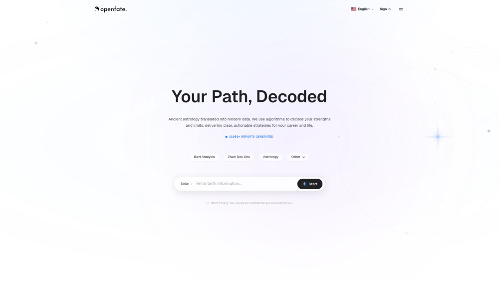 OpenFate AI screenshot
