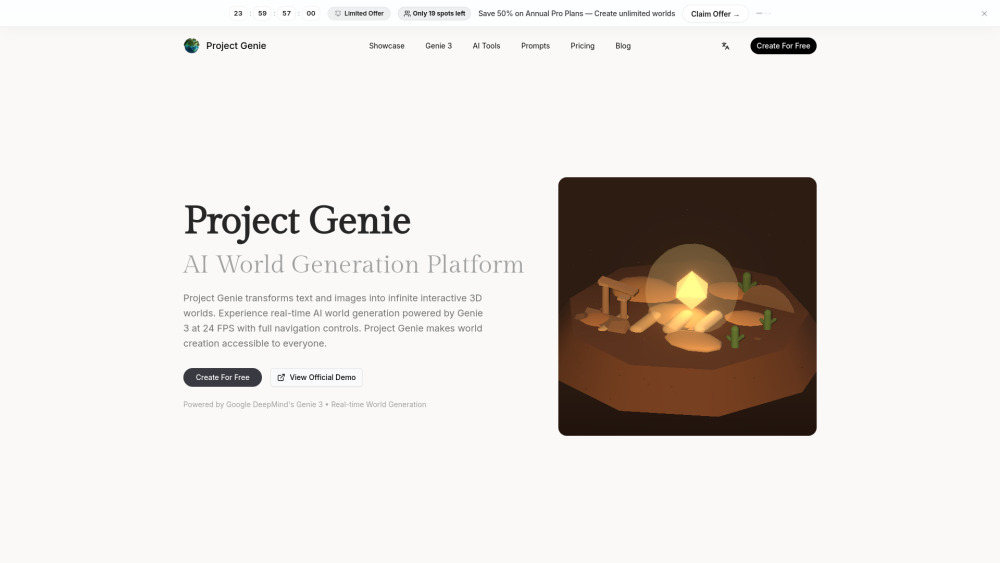 Project Genie screenshot