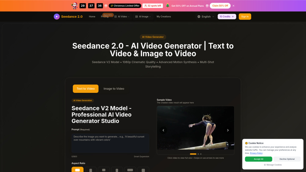 Seedance 2.0 screenshot