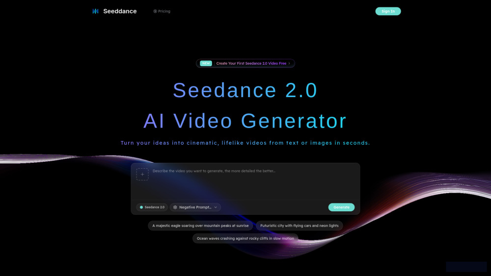 Seedance 2.0 screenshot