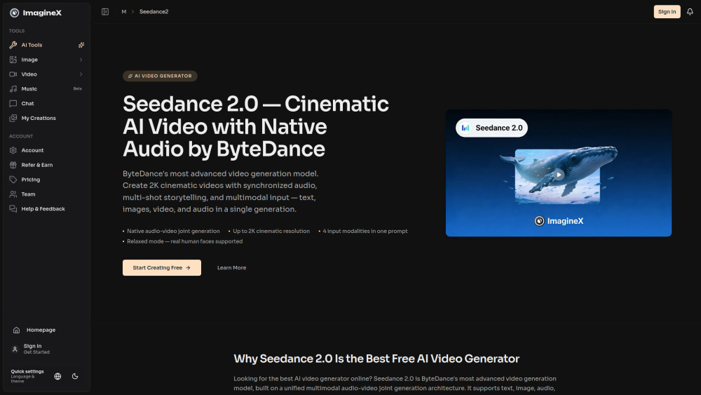 Seedance2 screenshot