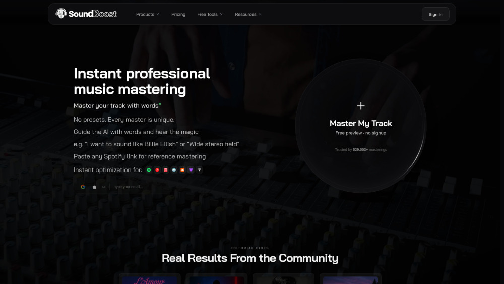 SoundBoost screenshot