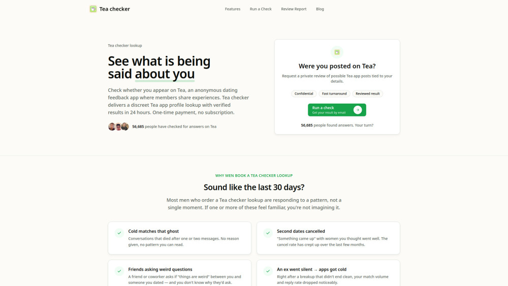 TeaChecker screenshot