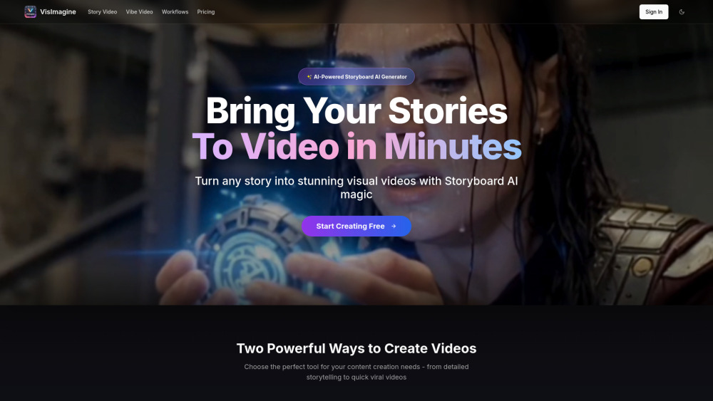 VisImagine screenshot