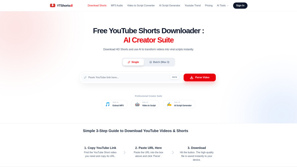 YTShortsdl.net screenshot