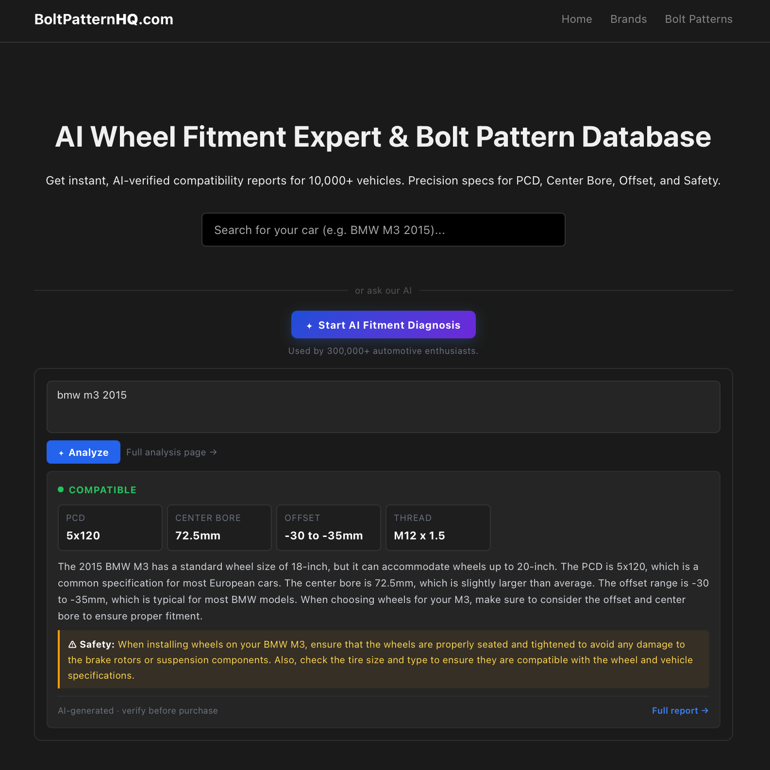 BoltPatternHQ screenshot