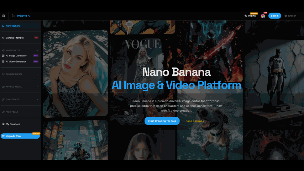 Imagvio AI screenshot