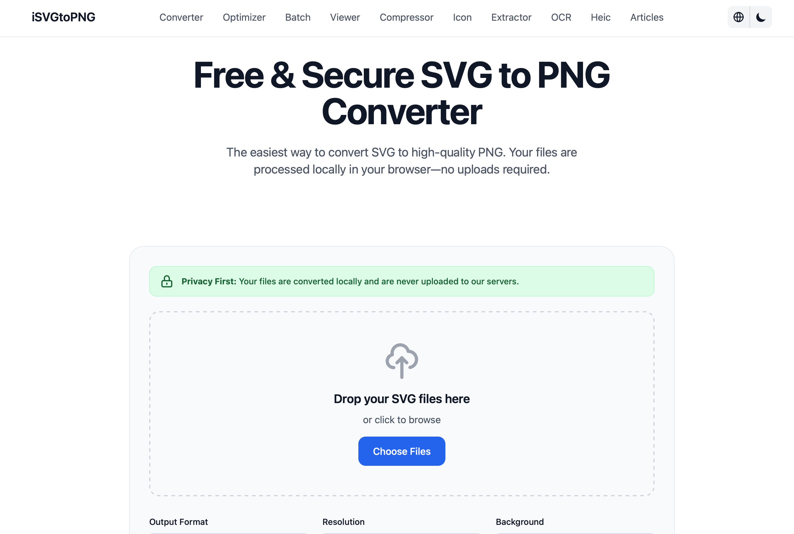 iSVGtoPNG Converter screenshot