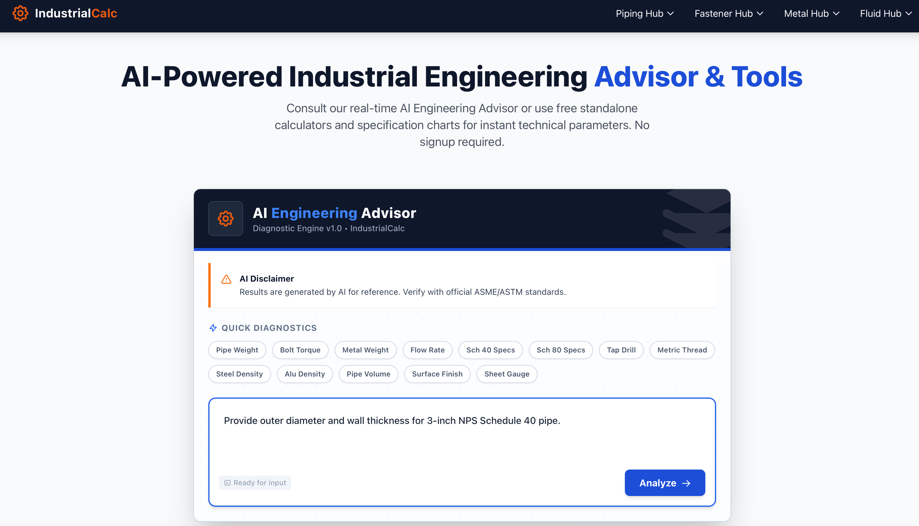 InduSpecs screenshot