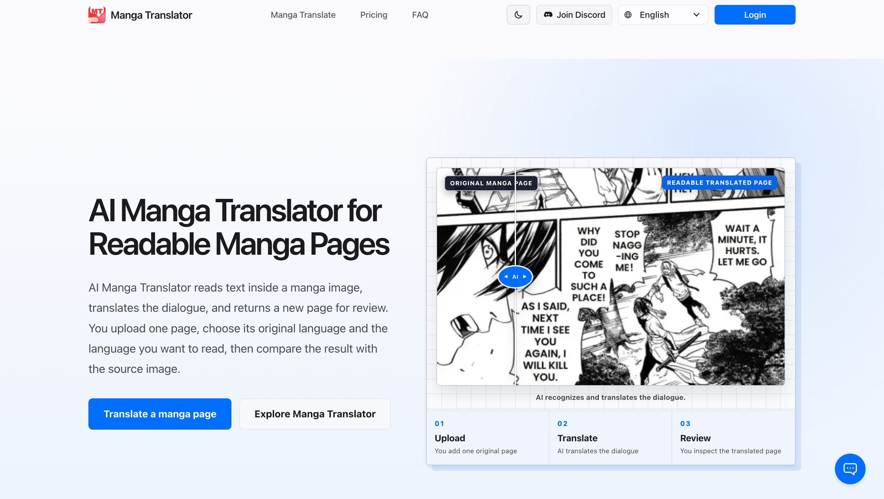 tradutor de manga screenshot
