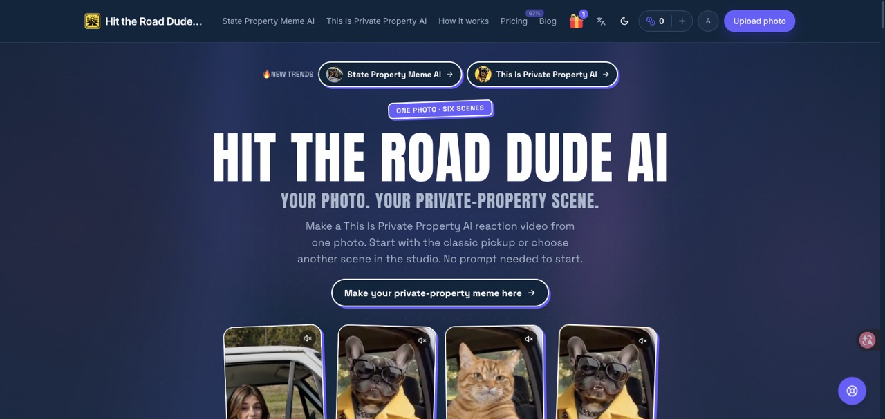 Hit the Road Dude AI screenshot