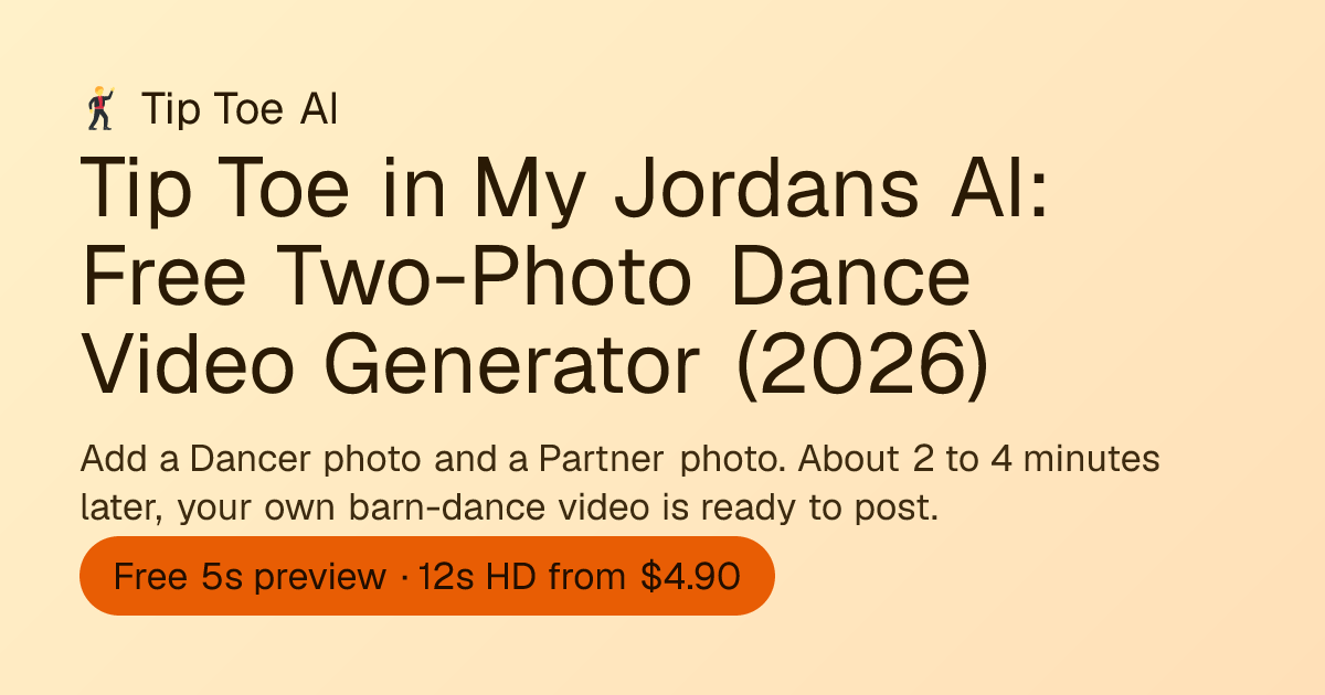 Tip Toe in My Jordans AI (Tip Toe AI) 스크린샷