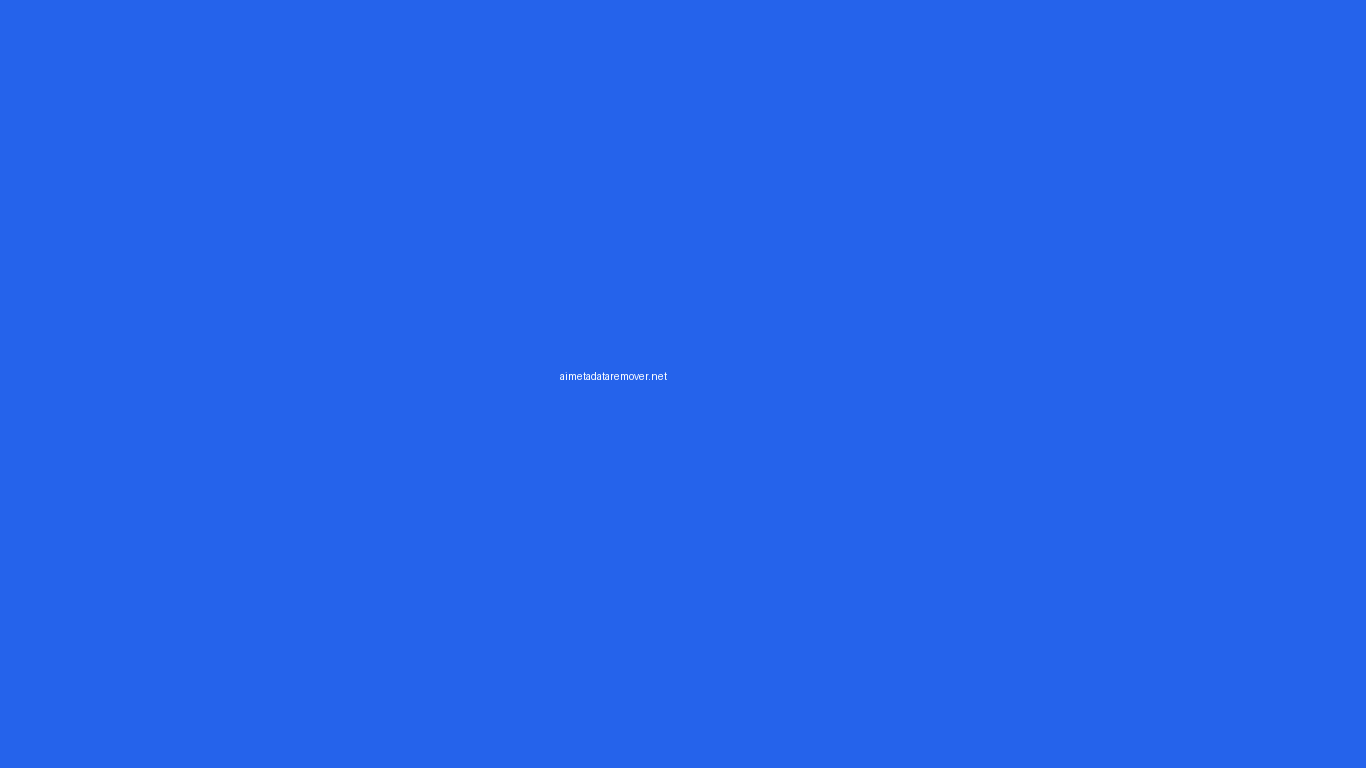 AI Metadata Remover